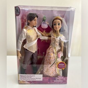 Rapunzel and Eugene Wedding Doll Set Disney Collectable